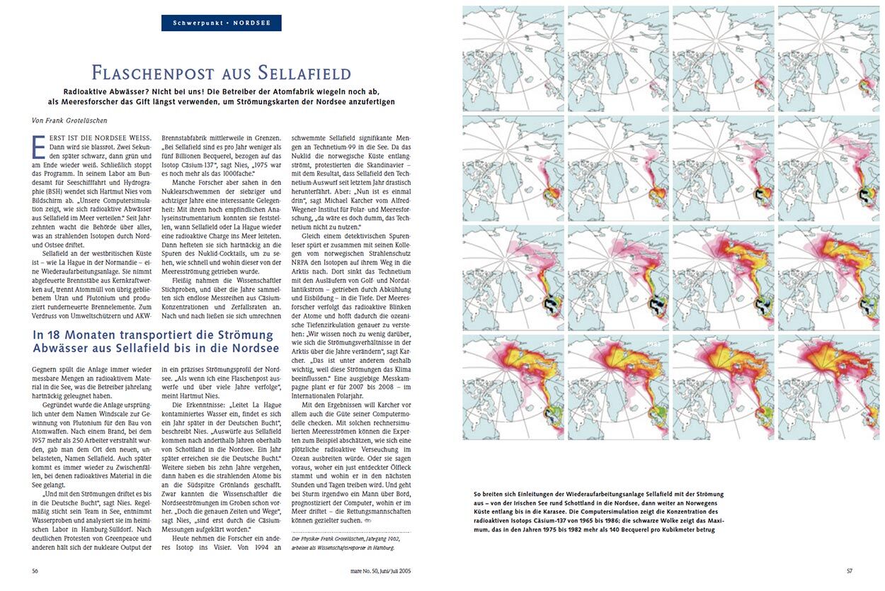 Flaschenpost aus Sellafield 