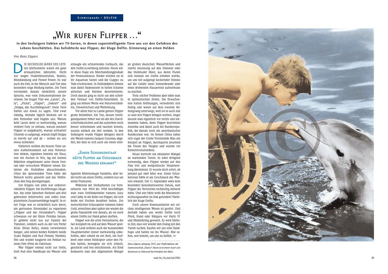 „Wir rufen Flipper ...“