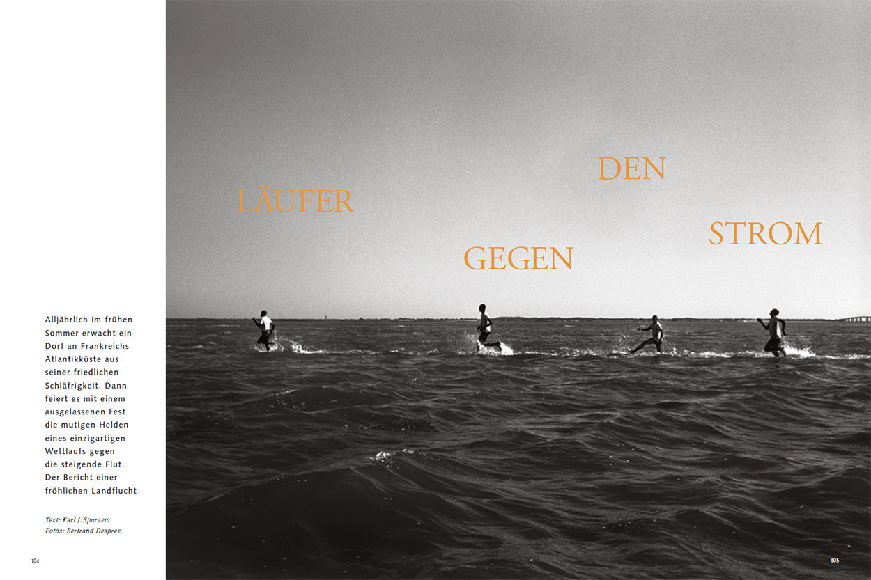 Läufer gegen den Strom