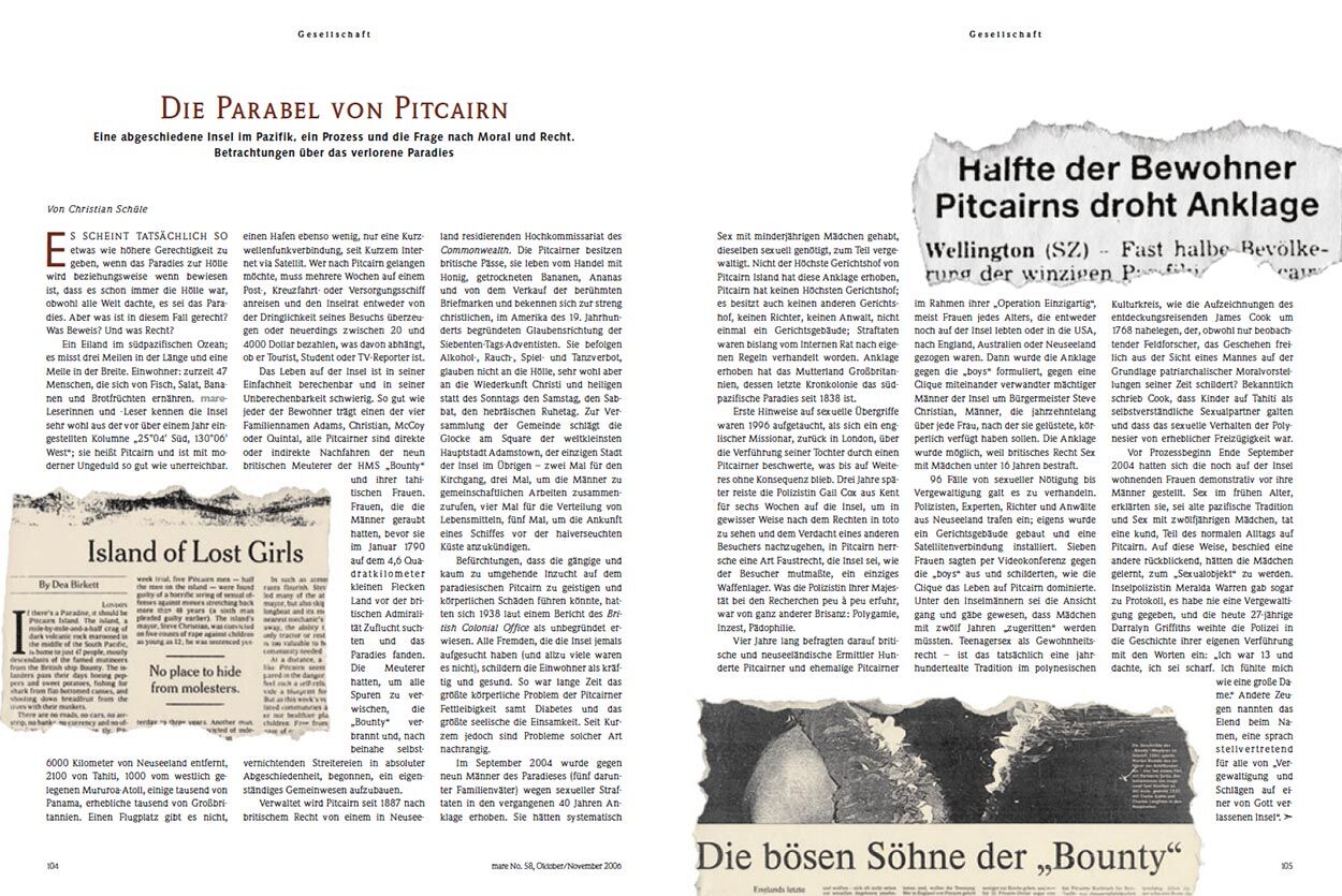 Die Parabel von Pitcairn