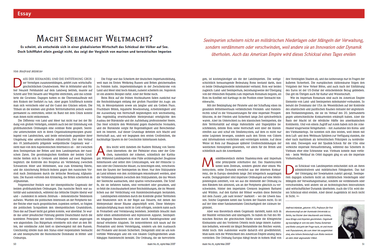 Macht Seemacht Weltmacht?