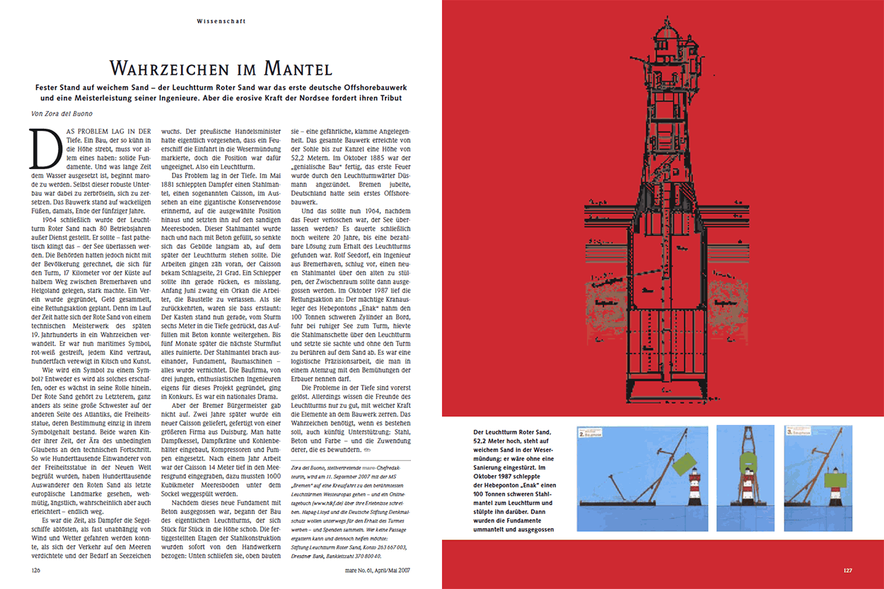 Wahrzeichen im Mantel
