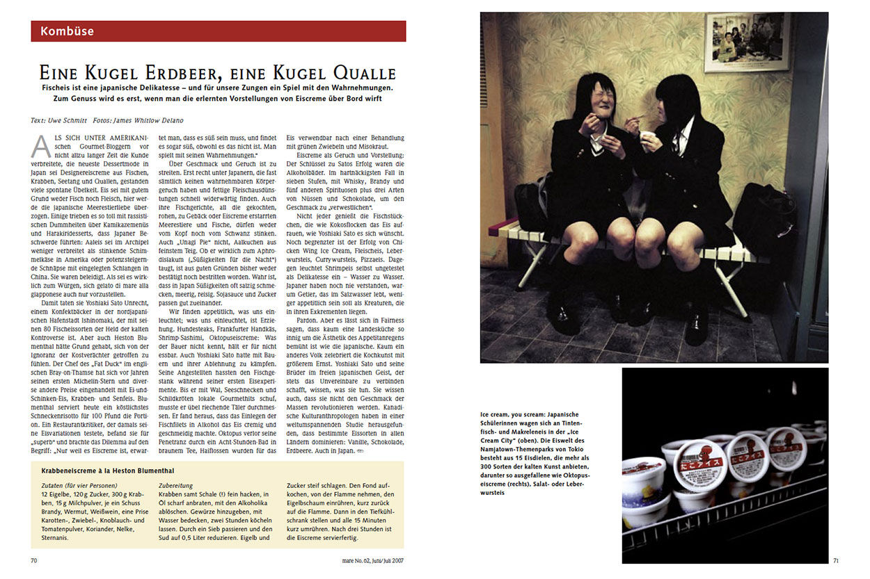 Eine Kugel Erdbeer, eine Kugel Qualle