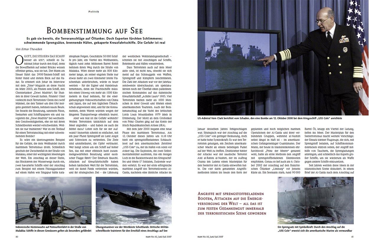 Terror zur See I: Bombenstimmung auf See