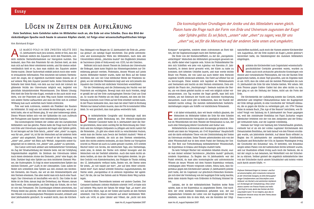 Lügen in Zeiten der Aufklärung