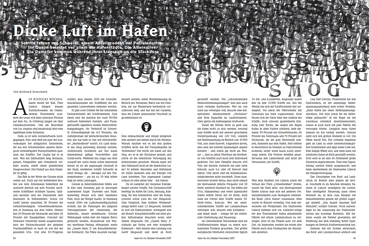 Dicke Luft im Hafen 