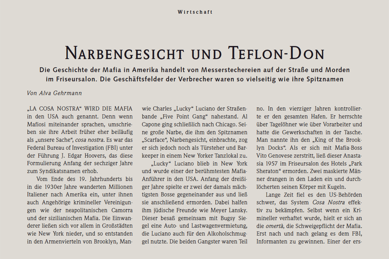 Narbengesicht und Teflon-Don 