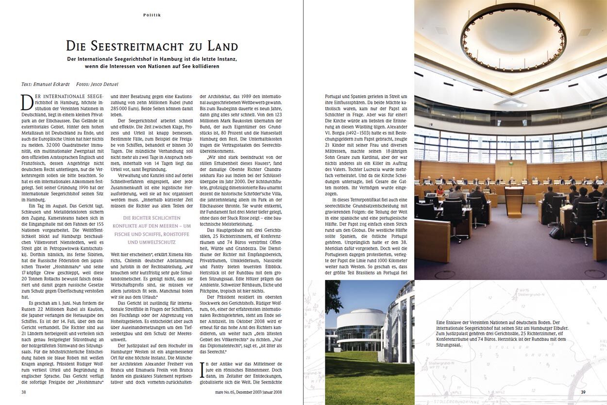 Die Seestreitmacht zu Land