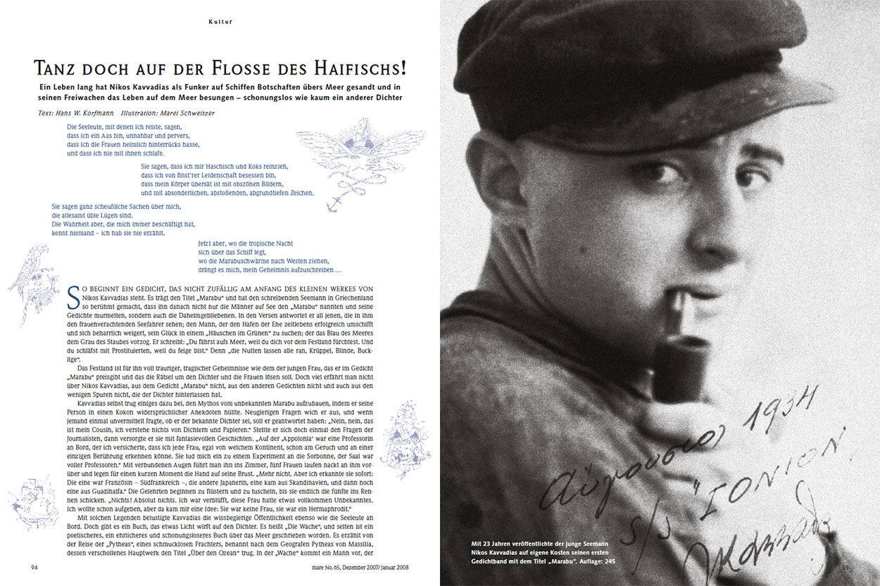 Tanz doch auf der Flosse des Haifischs!