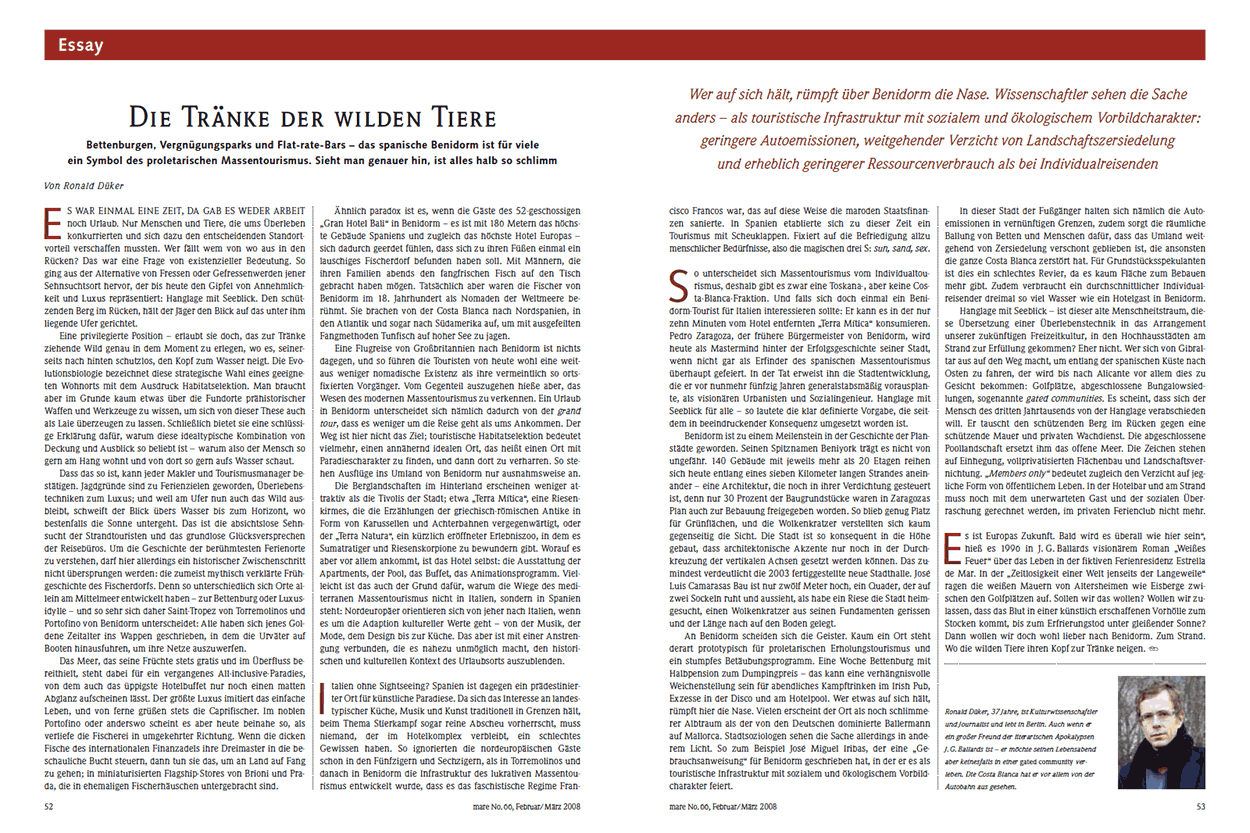 Die Tränke der wilden Tiere