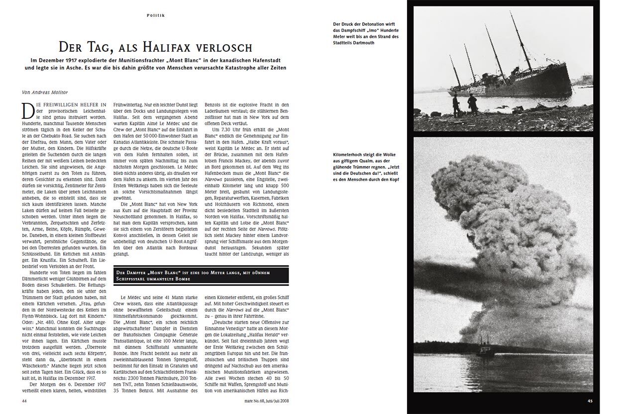 Der Tag, als Halifax verlosch