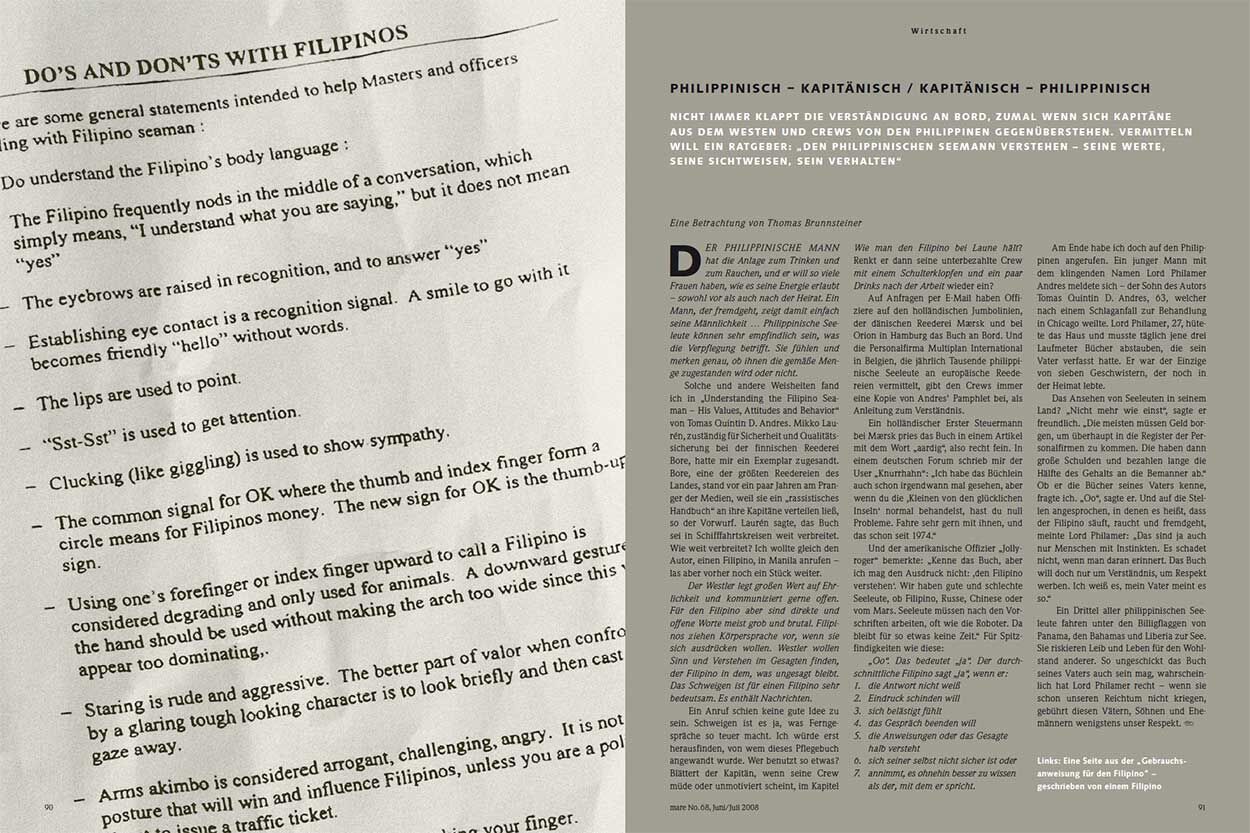 Philippinisch – Kapitänisch / Kapitänisch – Philippinisch
