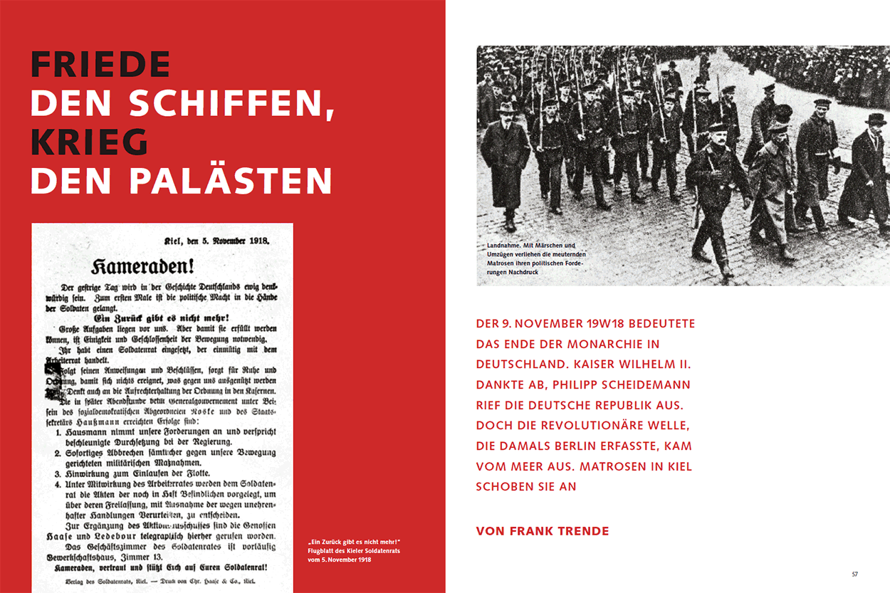 Friede den Schiffen, Krieg den Palästen