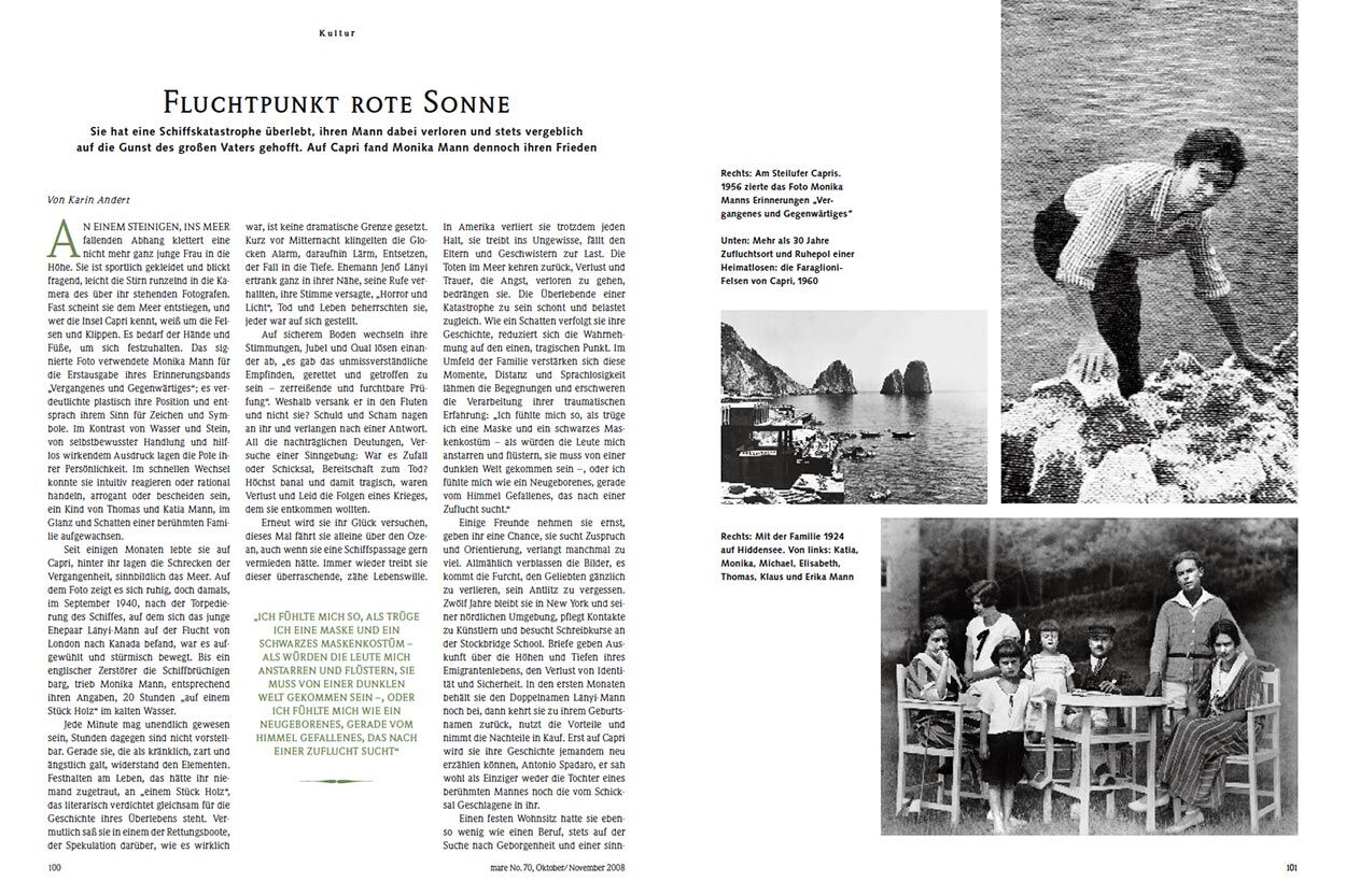 Fluchtpunkt rote Sonne