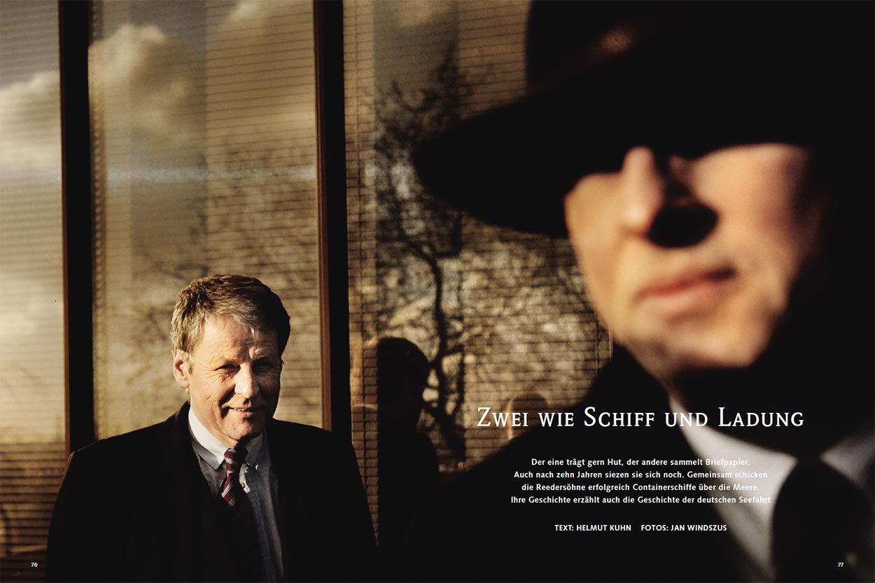 Zwei wie Schiff und Ladung