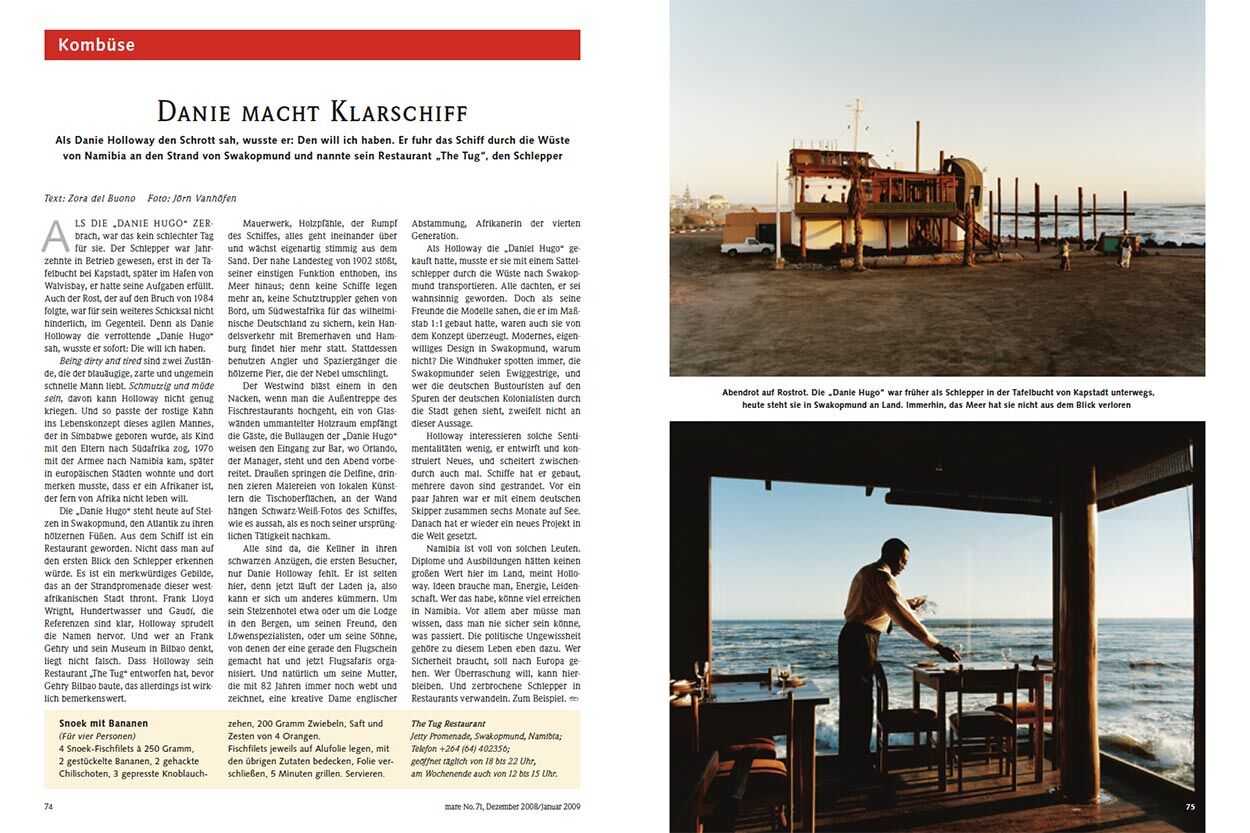 Danie macht Klarschiff