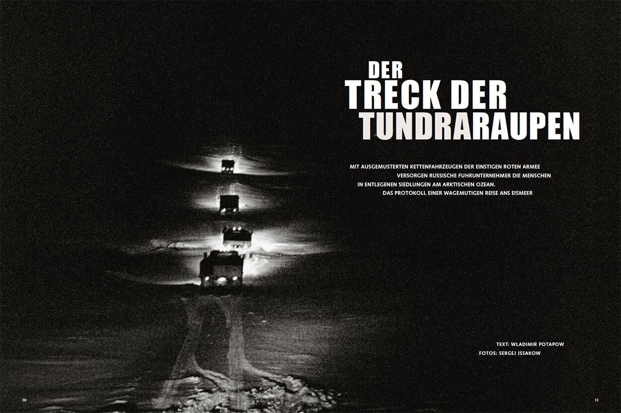 Der Treck der Tundraraupen 