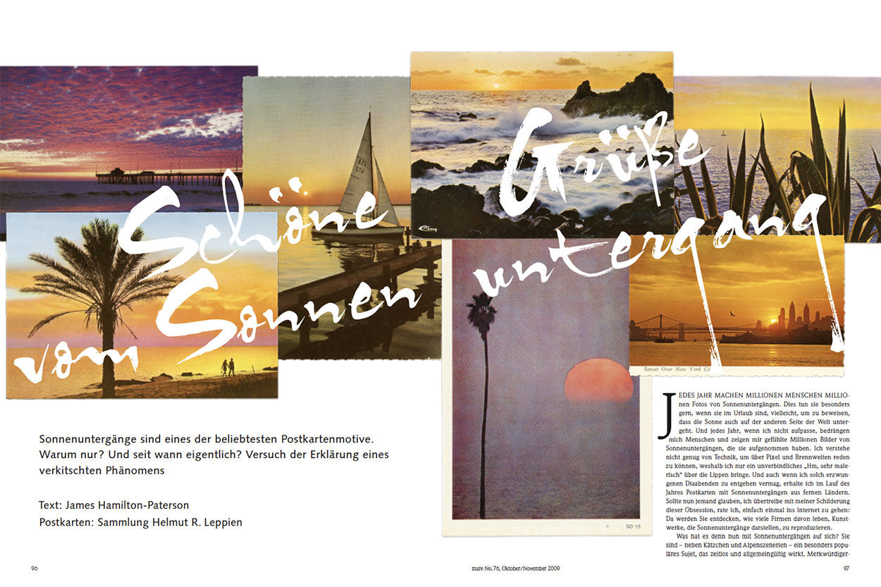 Schöne Grüsse vom Sonnenuntergang