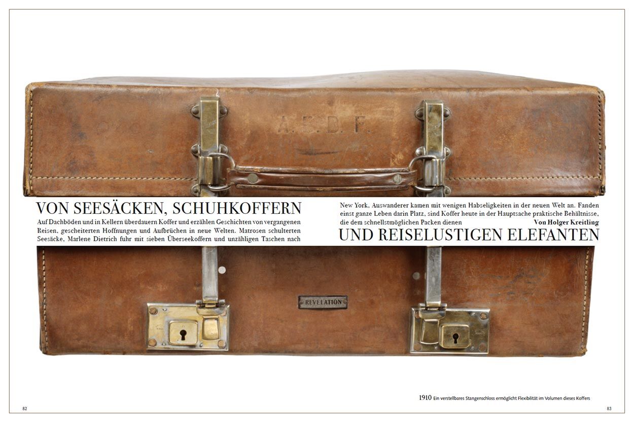 Von Seesäcken, Schuhkoffern und reiselustigen Elefanten