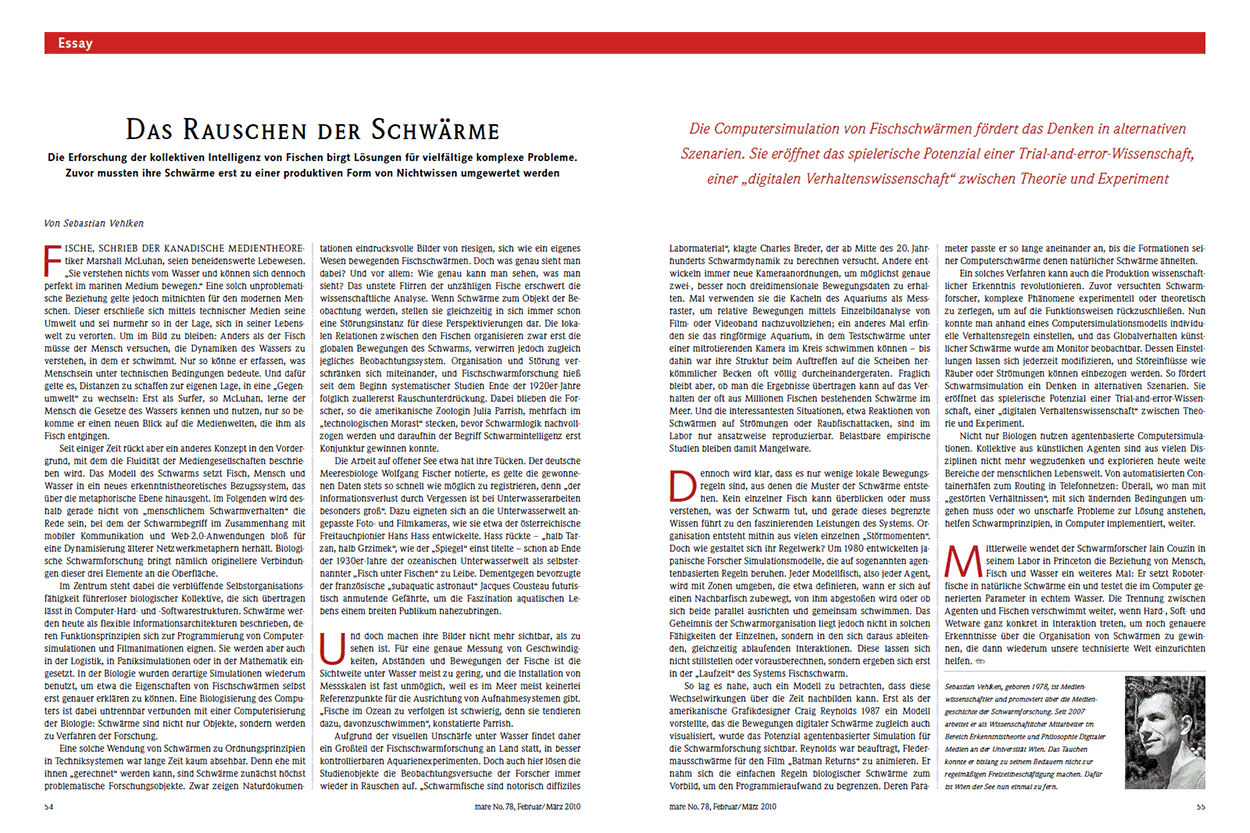 Das Rauschen der Schwärme 