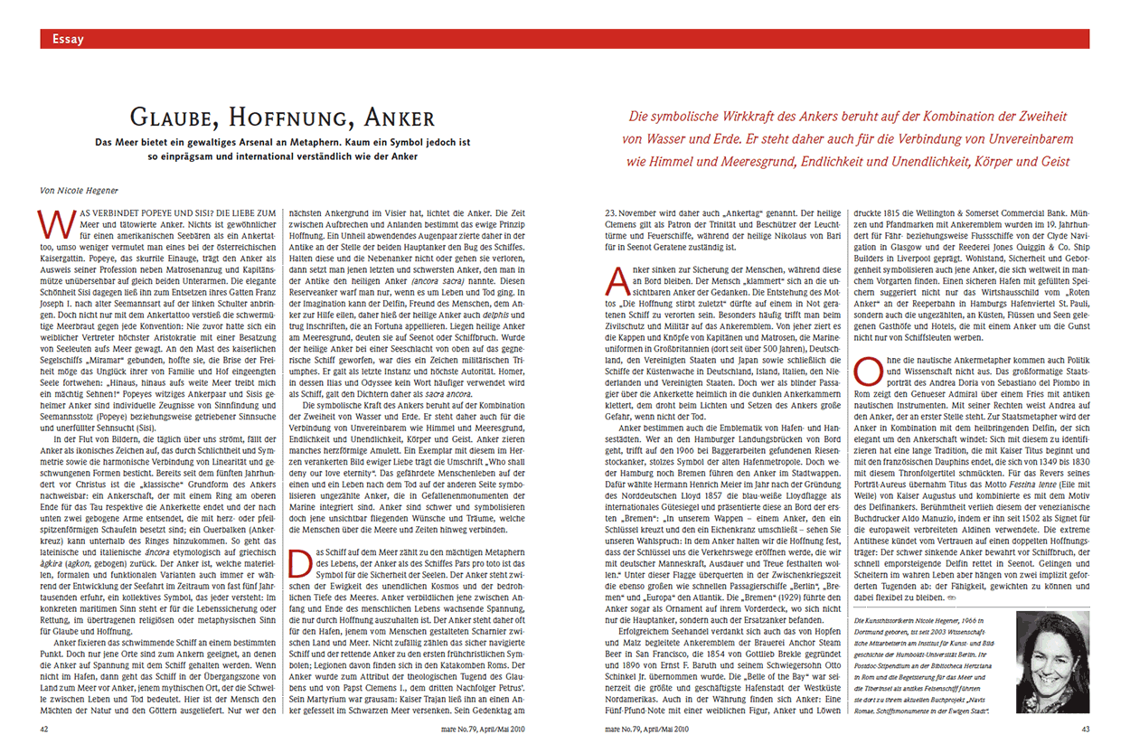 Glaube, Hoffnung, Anker 