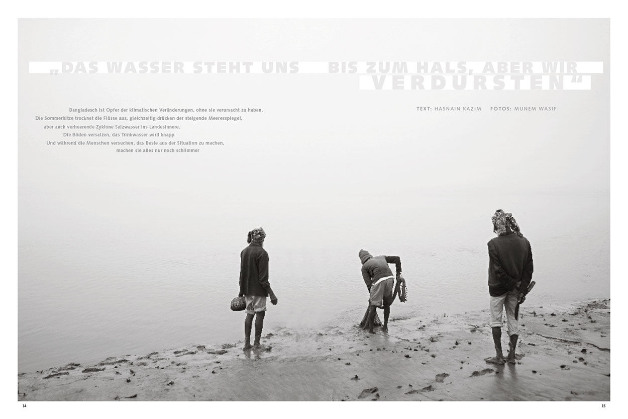 „Das Wasser steht uns bis zum Hals, aber wir verdursten“