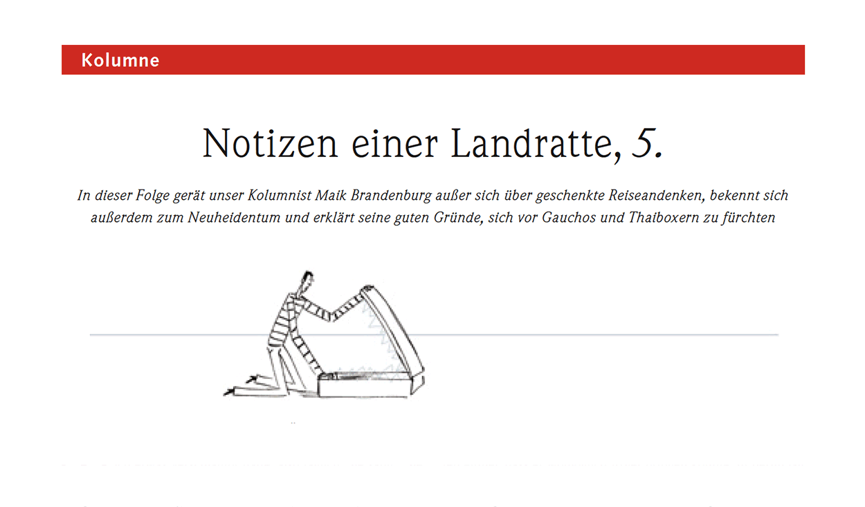 Notizen einer Landratte, 5.