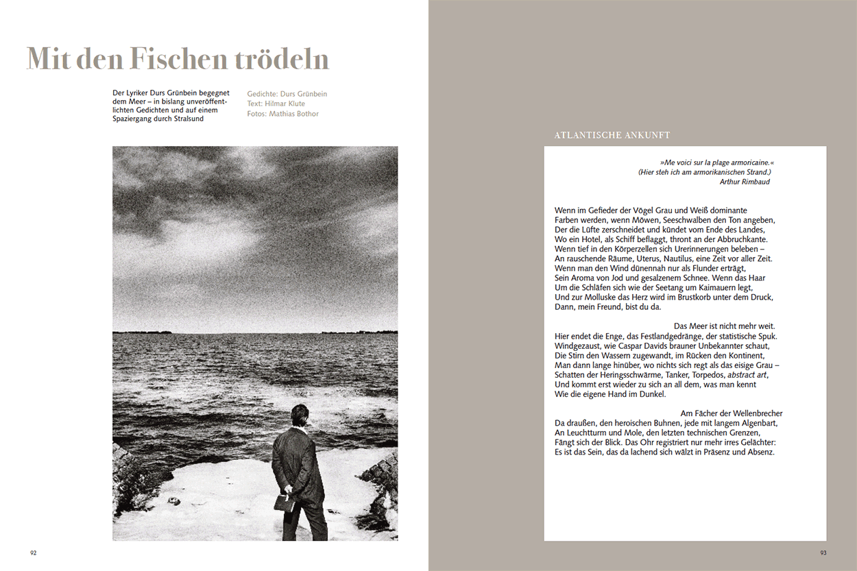 Mit den Fischen trödeln