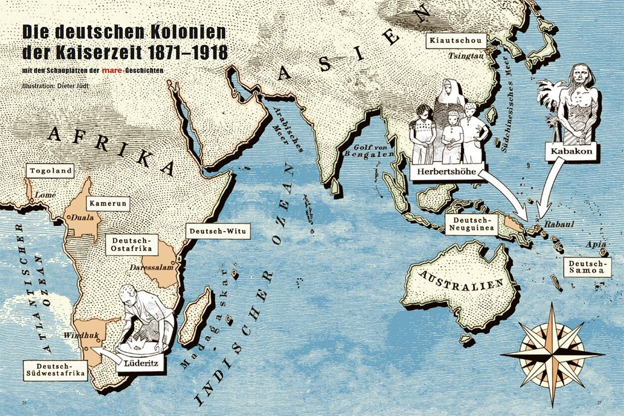 Die deutschen Kolonien der Kaiserzeit 1871–1918