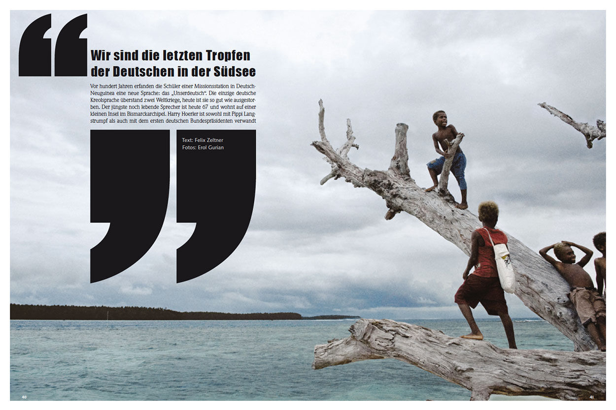 „Wir sind die letzten Tropfen der Deutschen in der Südsee“