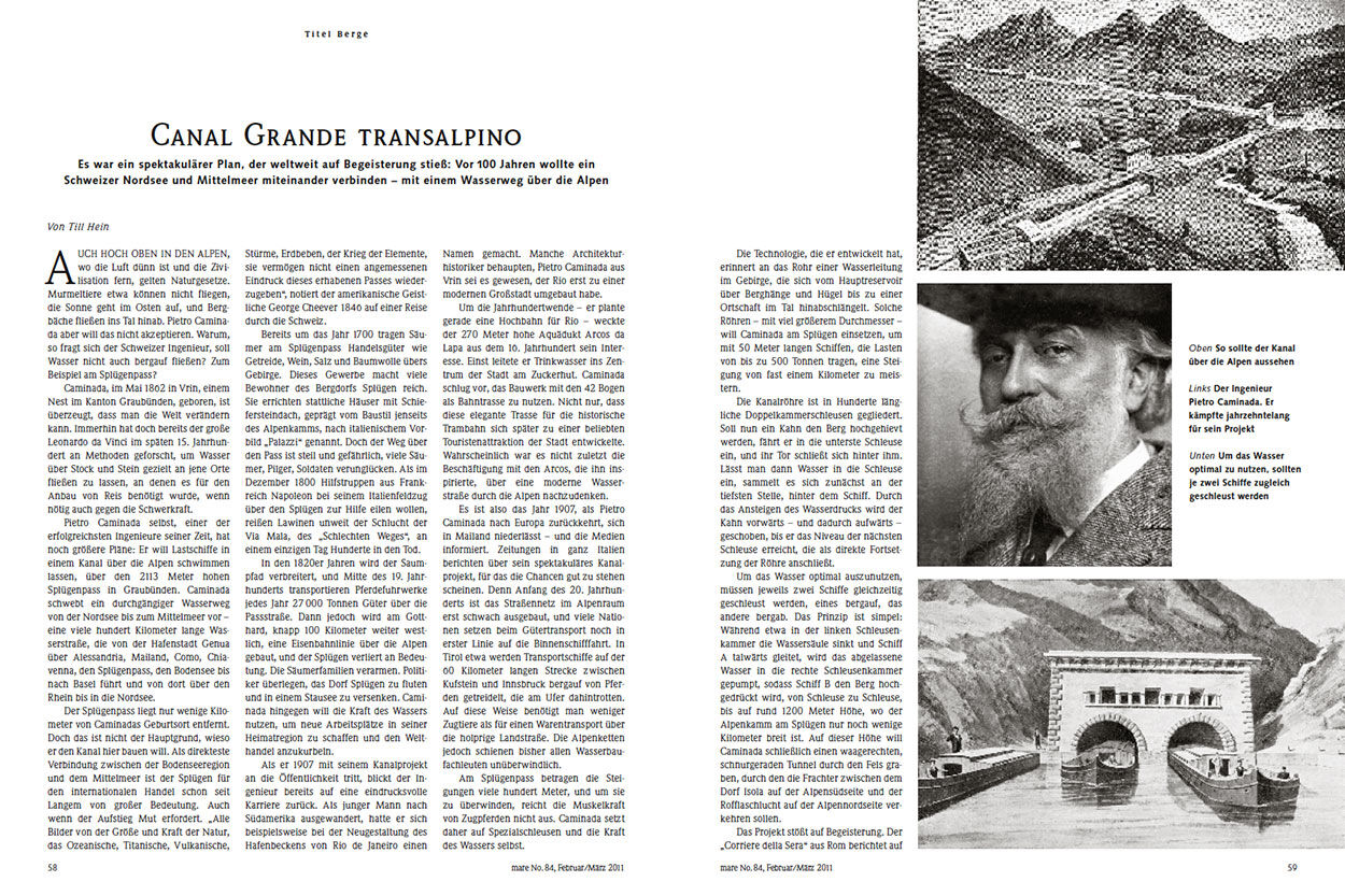 Der Canal grande transalpino