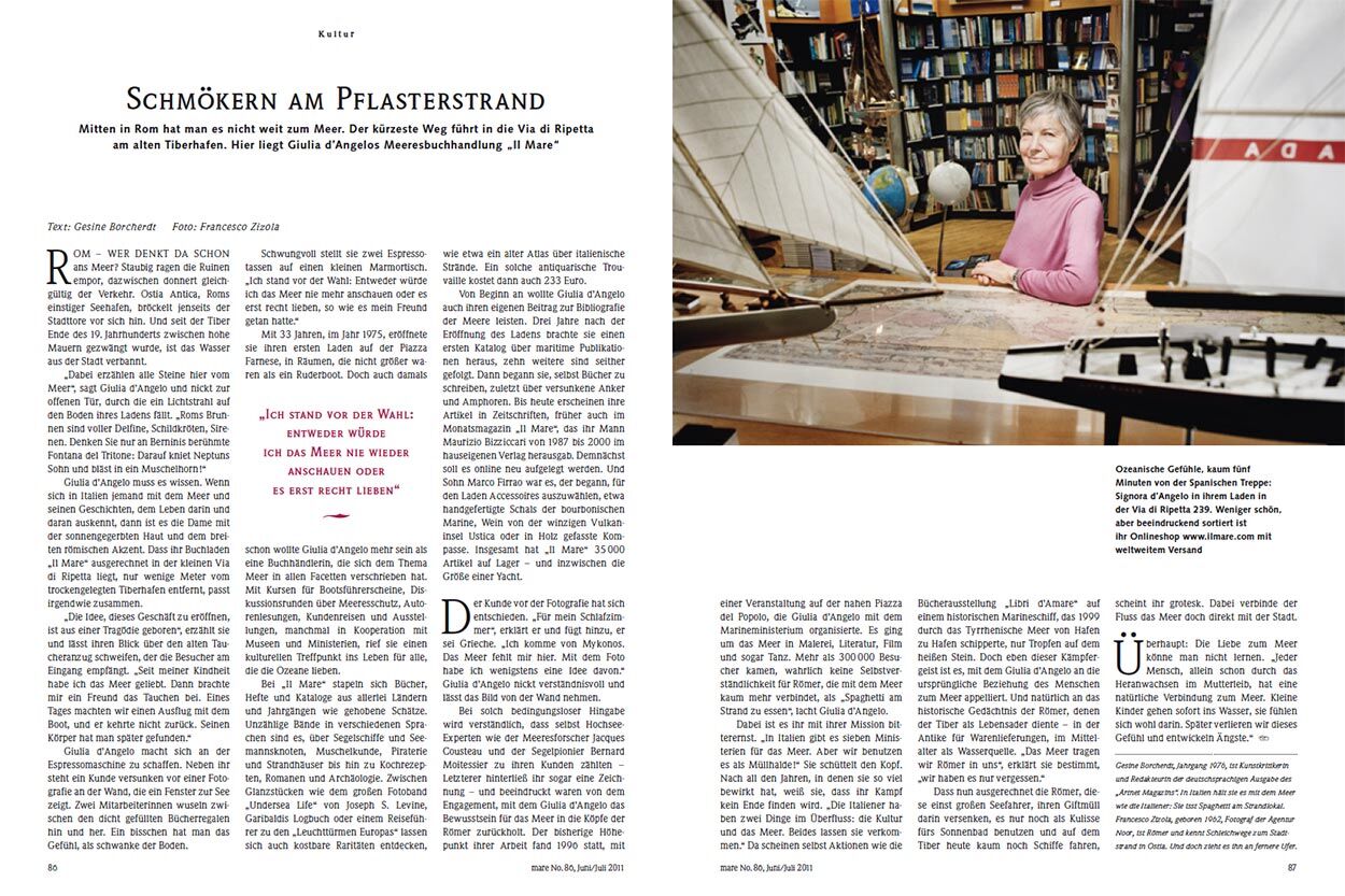 Schmökern am Pflasterstrand