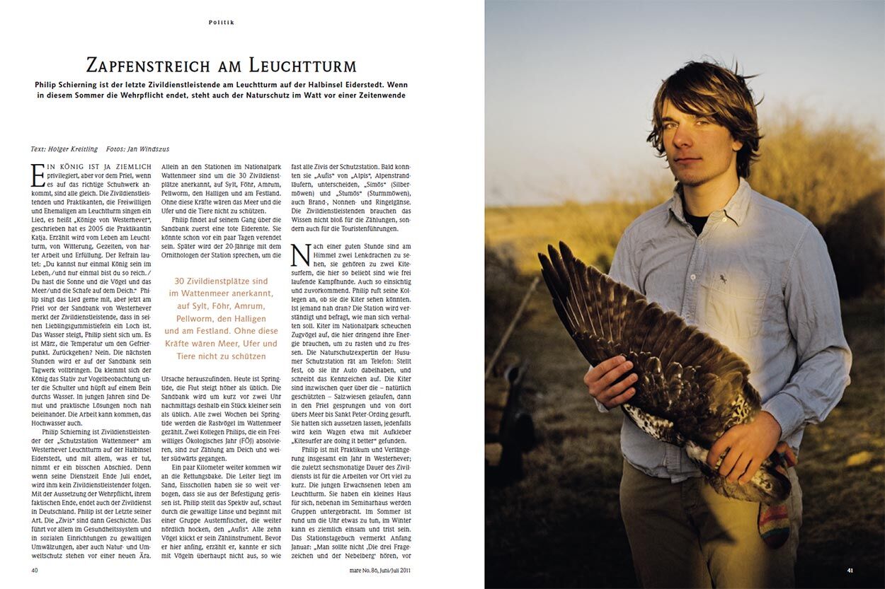 Zapfenstreich am Leuchtturm