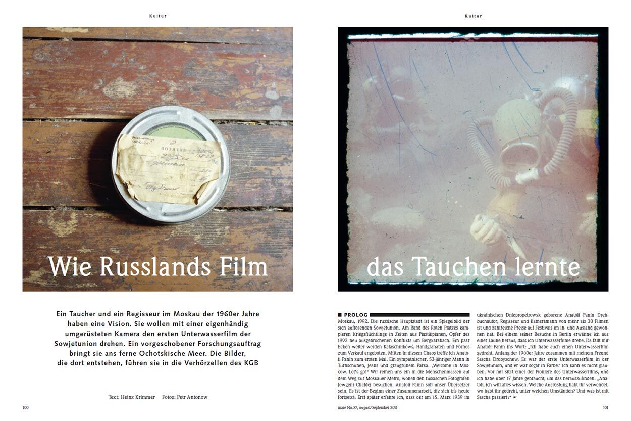 Wie Russlands Film das Tauchen lernte
