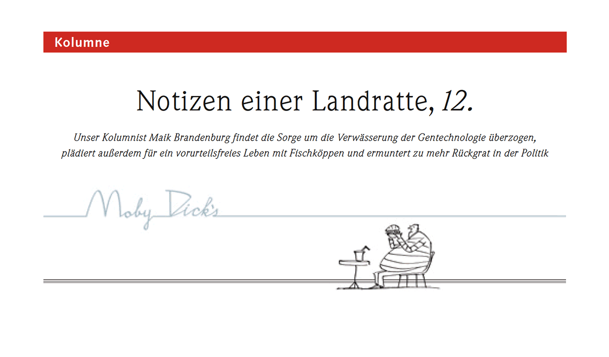 Notizen einer Landratte, 12.