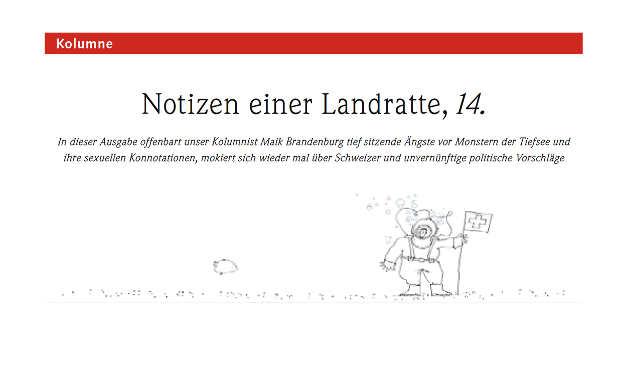 Notizen einer Landratte, 14.