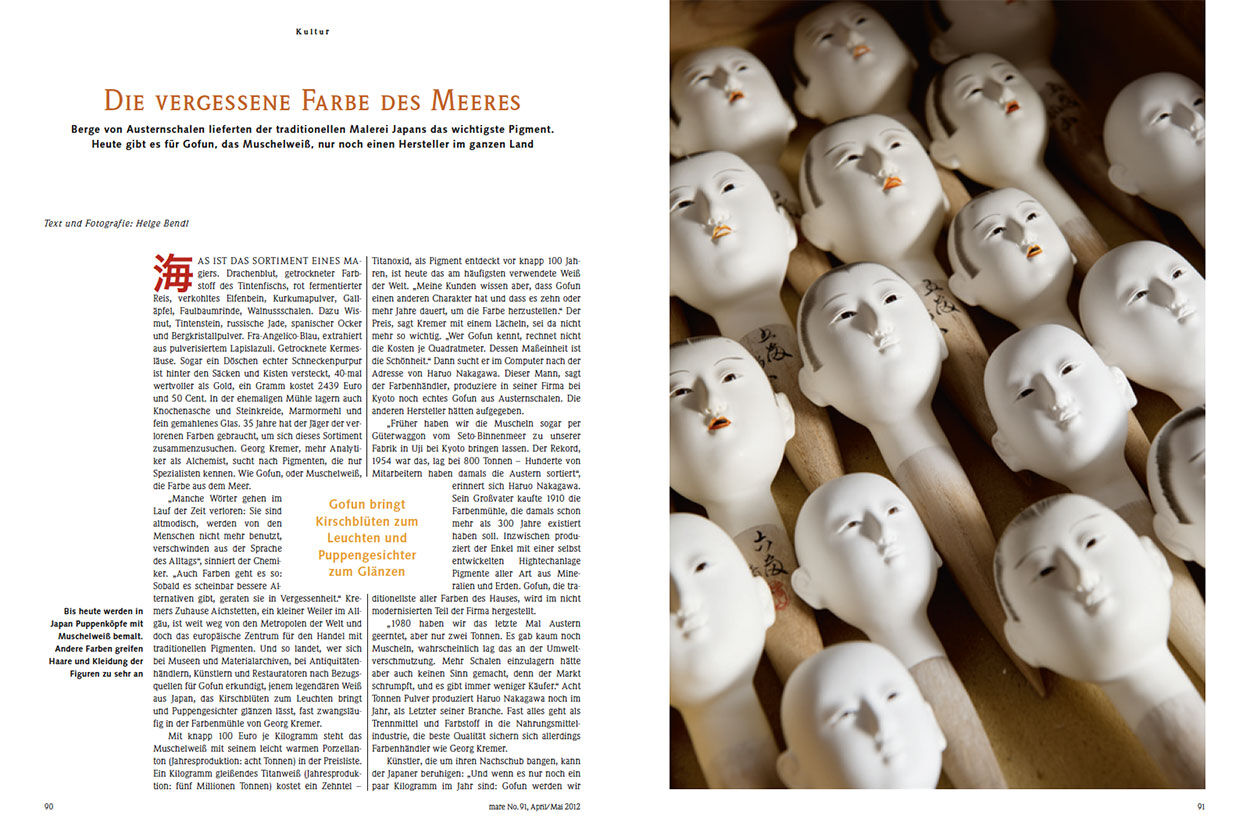 Die vergessene Farbe des Meeres