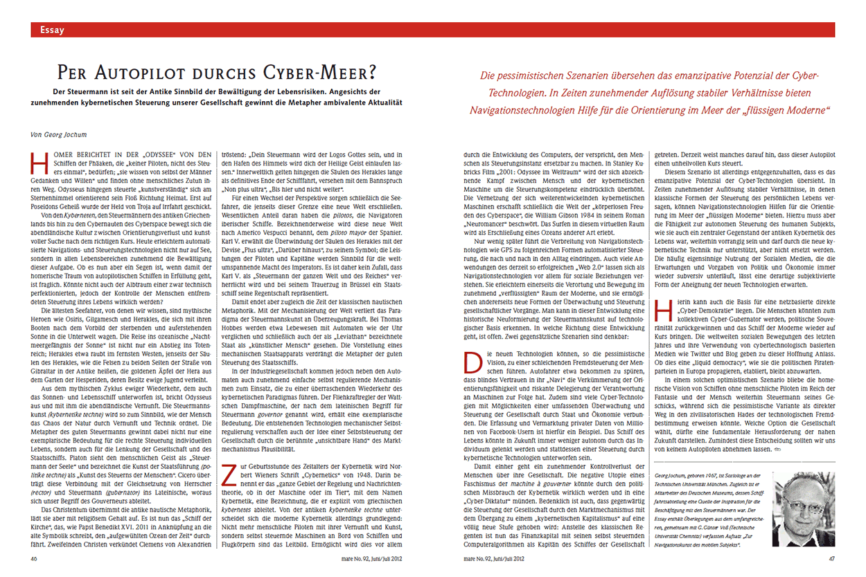Per Autopilot durchs Cyber-Meer?