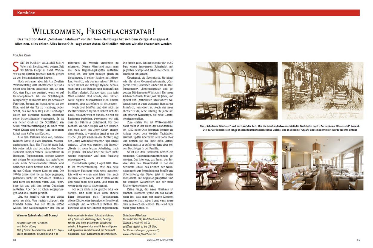 Willkommen, Frischlachstartar!