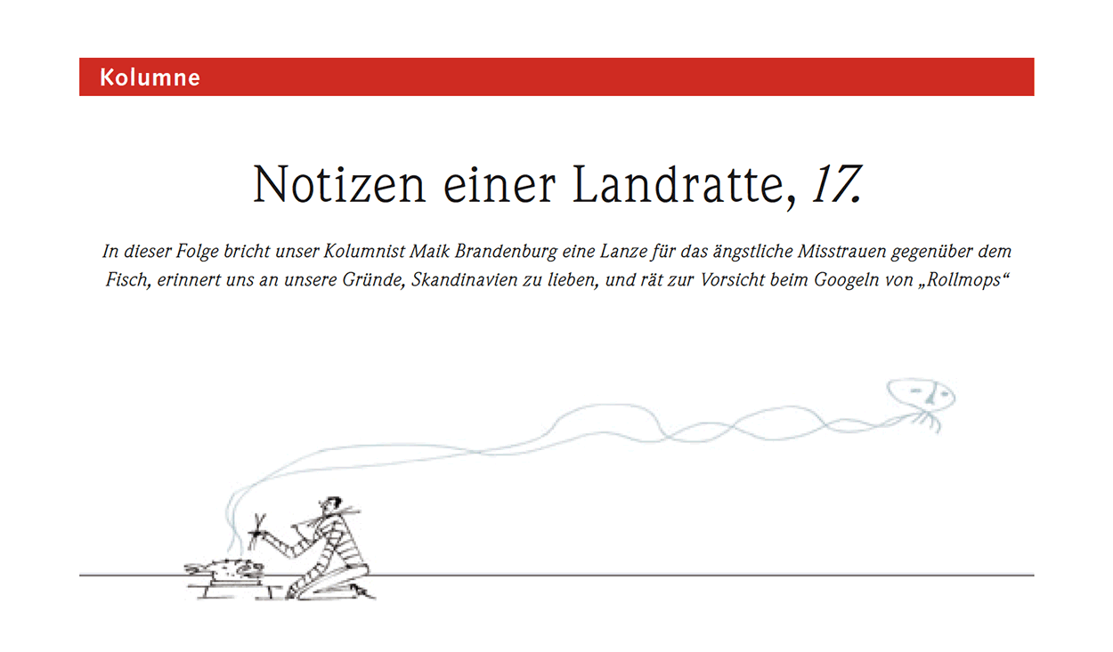 Notizen einer Landratte, 17.