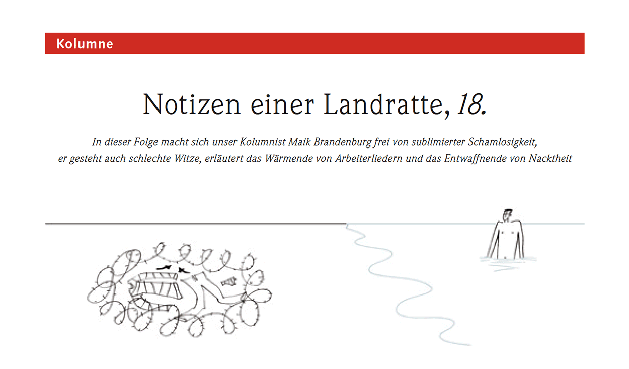 Notizen einer Landratte, 18.