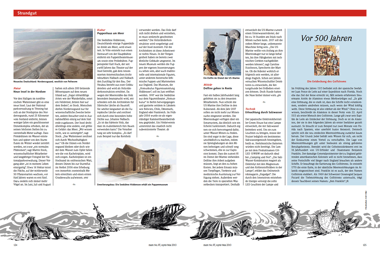 Neuigkeiten aus der Welt der Meere