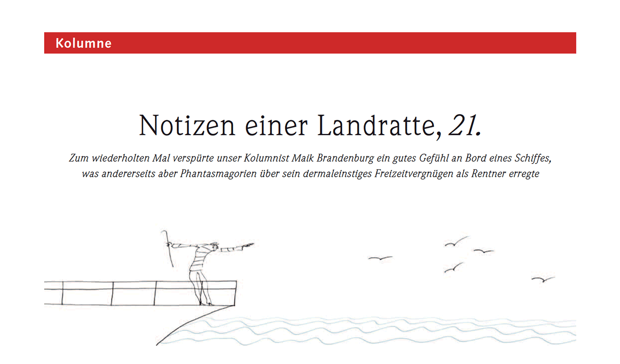 Notizen einer Landratte, 21.