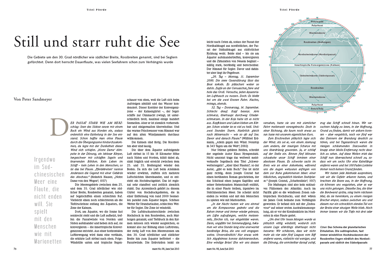 Still und starr ruht die See