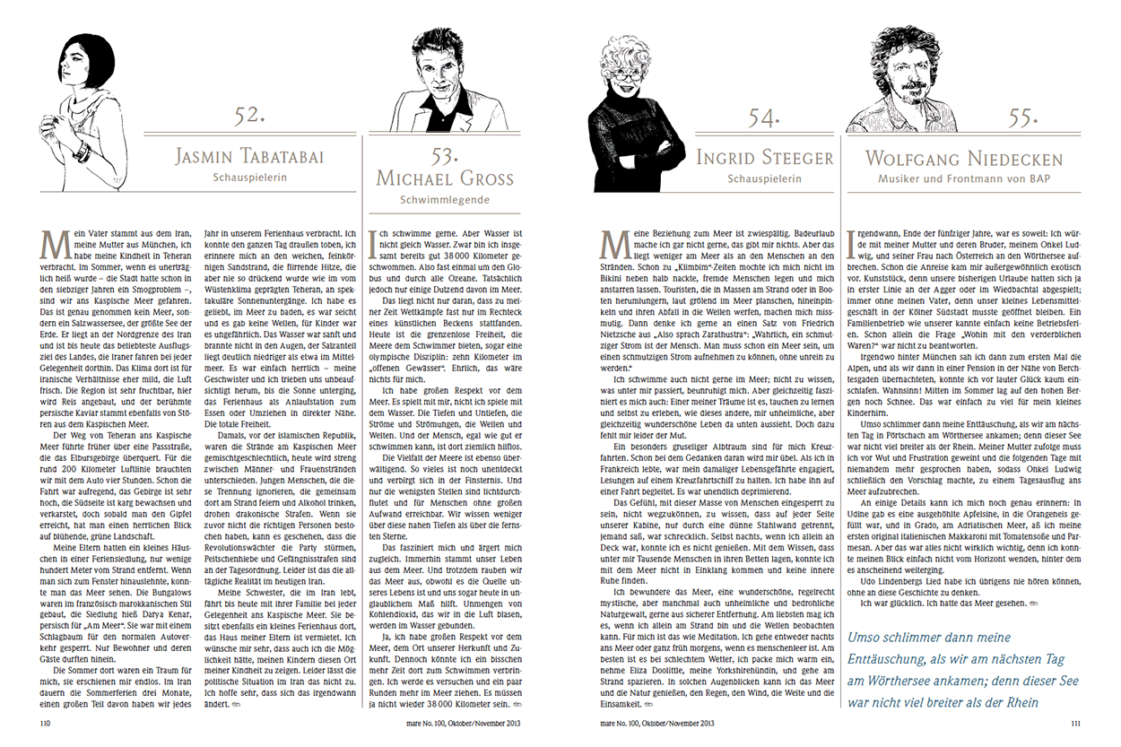 Jasmin Tabatabai, Michael Gross, Ingrid Steeger, Wolfgang Niedecken, Andreas Gursky