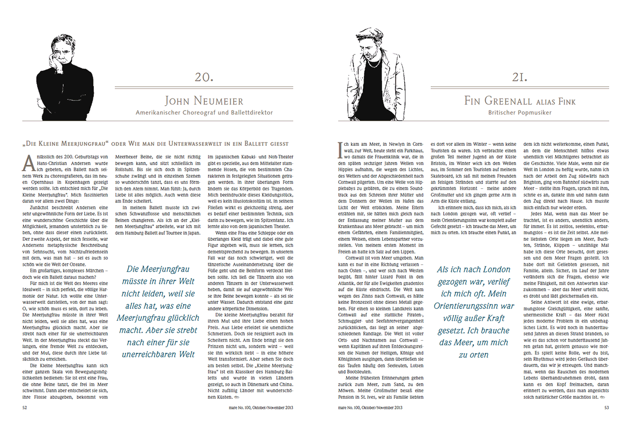 John Neumeier, Fin Greenall, Bertrand Piccard, Andreas Hoppe, Peter Altmeier