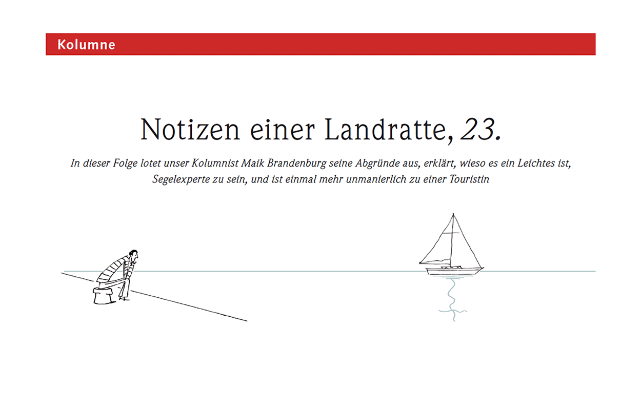 Notizen einer Landratte, 23.