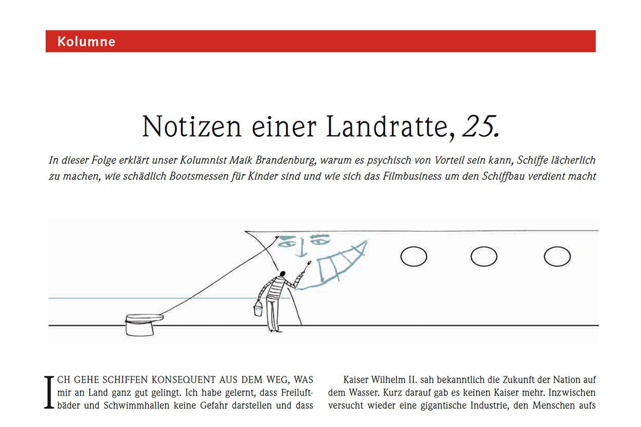 Notizen einer Landratte, 25.