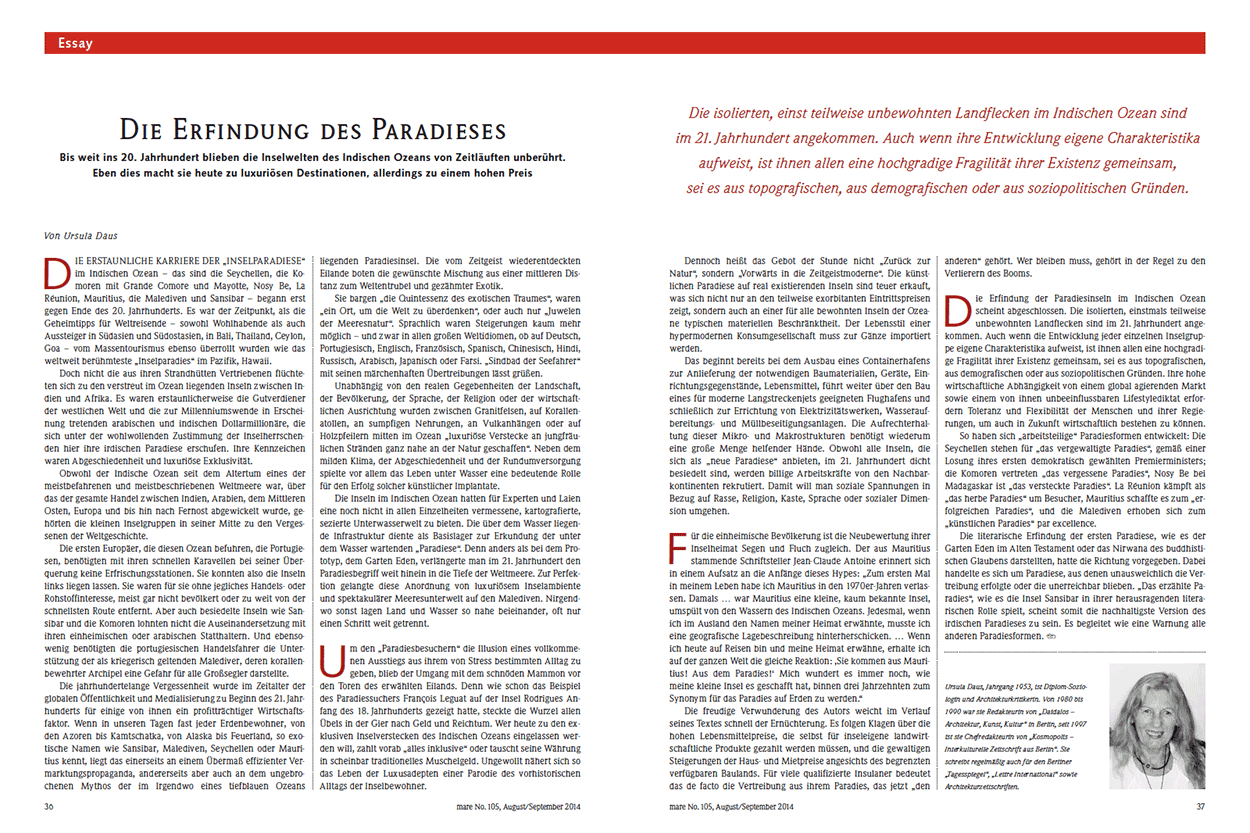 Die Erfindung des Paradieses