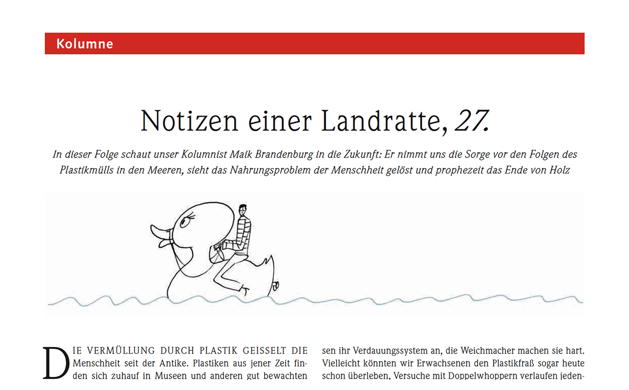 Notizen einer Landratte, 27.